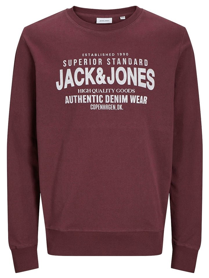 Jack & Jones Bluza "Jeans" w kolorze bordowym