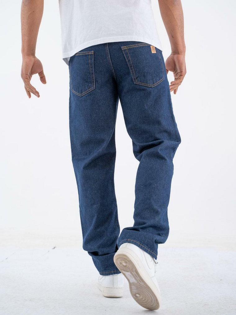 Spodnie Jeansowe Regular DIIL Skin Laur Ciemne Niebieskie