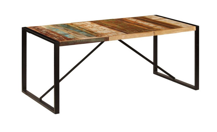 Wielokolorowy stół drewniany 90x180  Veriz 4X
