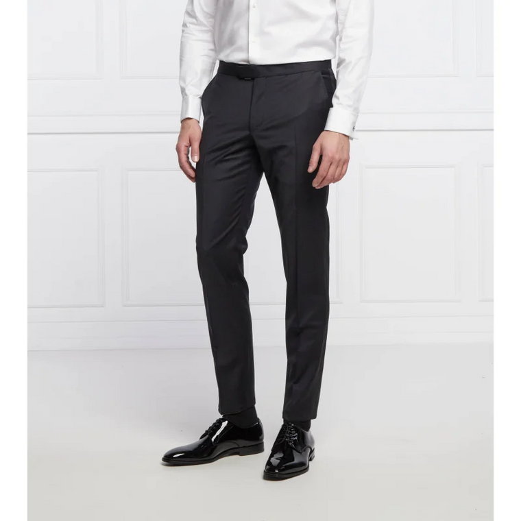 Joop! Wełniane spodnie Bask | Slim Fit
