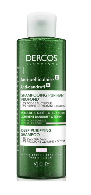 VICHY DERCOS Szampon Przeciwłupieżowy K - 250 ml