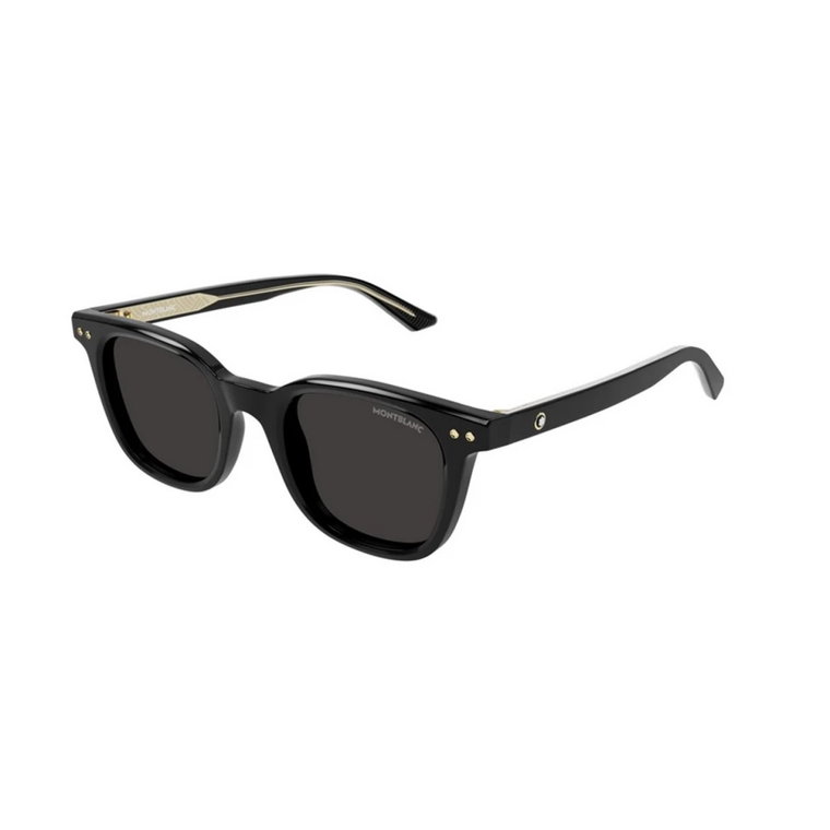 Czarne Szare Okulary Styl Mb0320S Montblanc