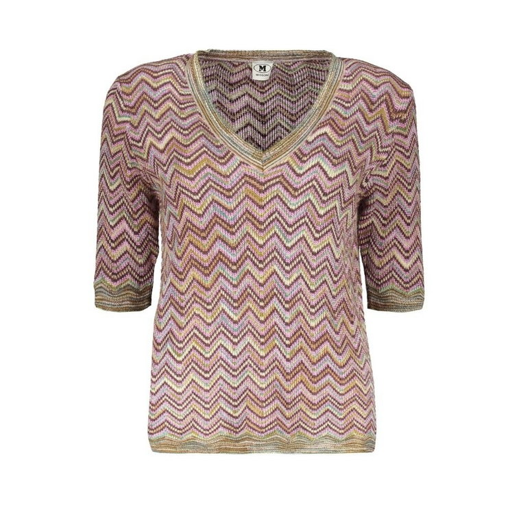 Swetry marki Missoni model DS22SN2EBK029A kolor Brązowy. Odzież damska. Sezon: Cały rok
