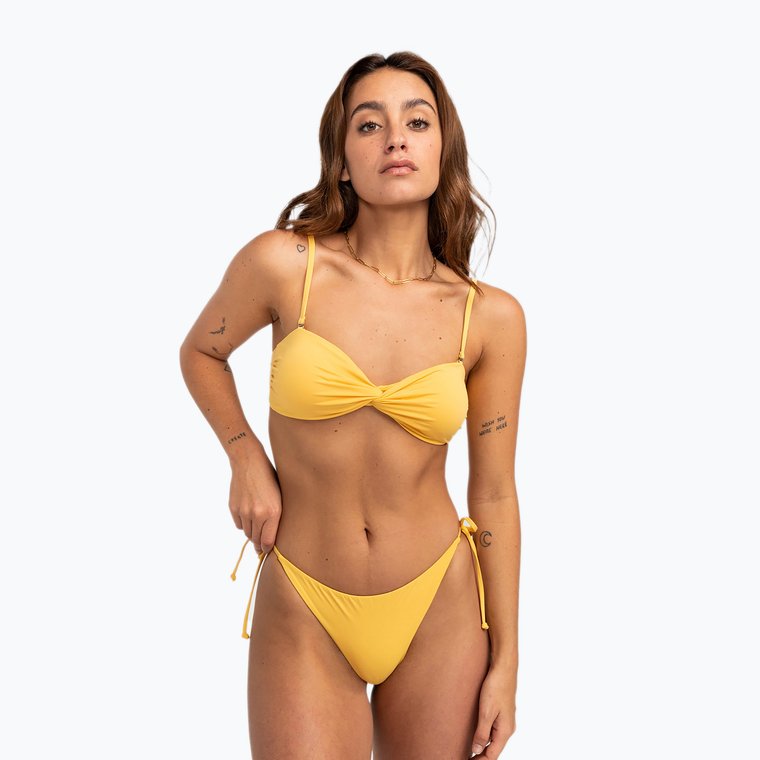 Dół od stroju kąpielowego Billabong Sol Searcher Tie Side Tanga golden peach