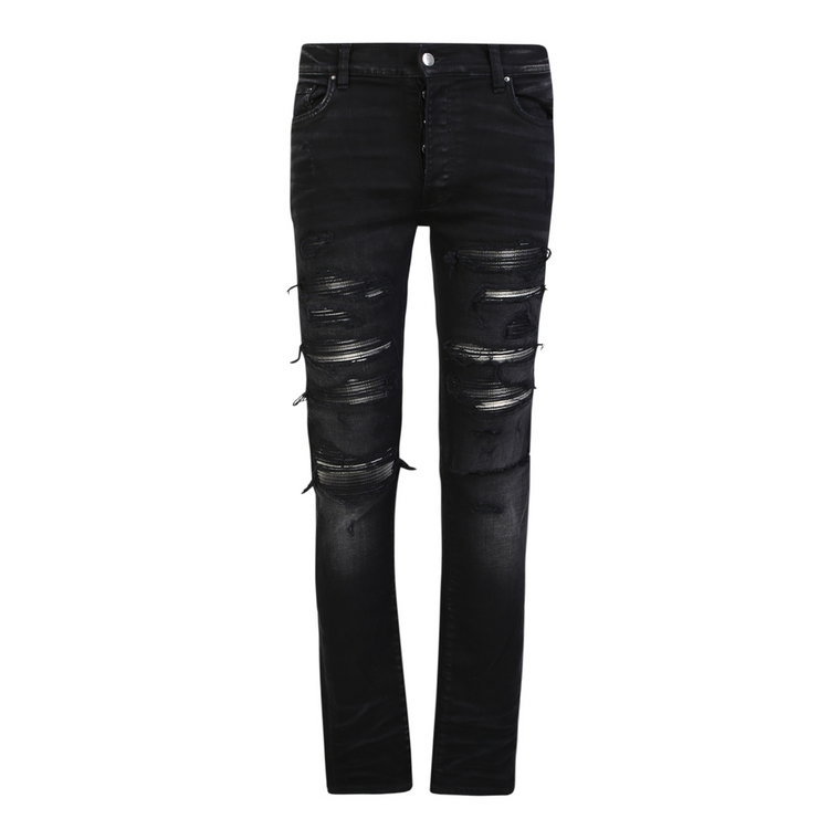 Plaid Thrasher Skinny Jeans Amiri