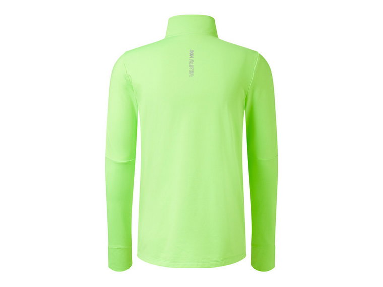 CRIVIT Koszulka funkcyjna męska z długim rękawem (S (44/46), Zielony neonowy)