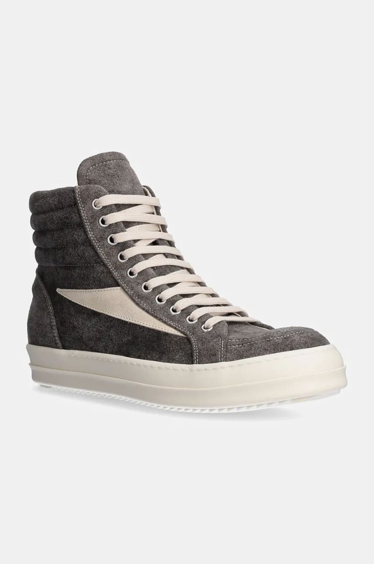 Rick Owens trampki Vintage High Sneaks męskie kolor szary DU02D2810.MOLVS