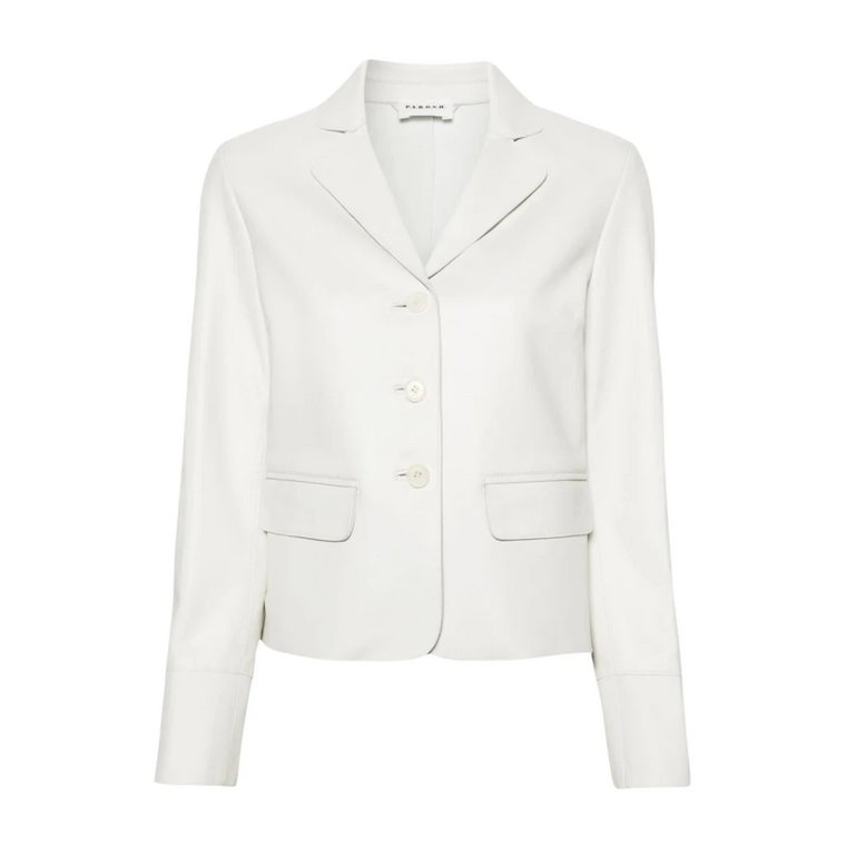 Białe kurtki dla kobiet Ss24 P.a.r.o.s.h.