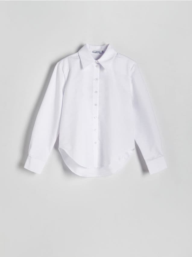 Reserved - Gładka koszula - biały