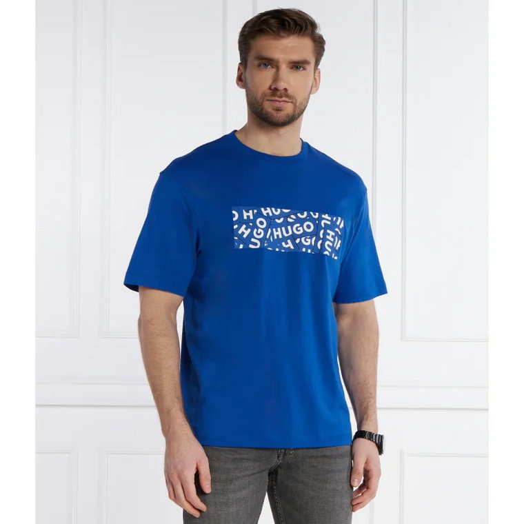 Hugo Blue T-shirt Nalayo | Regular Fit