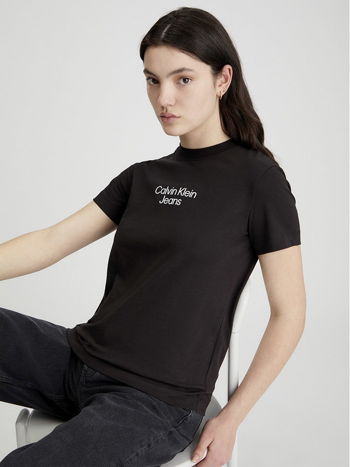 Calvin Klein Koszulka w kolorze czarnym