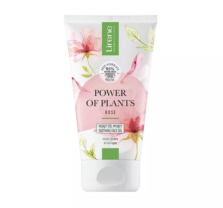 LIRENE POWER OF PLANTS ROSE KOJĄCY ŻEL MYJĄCY 150ML