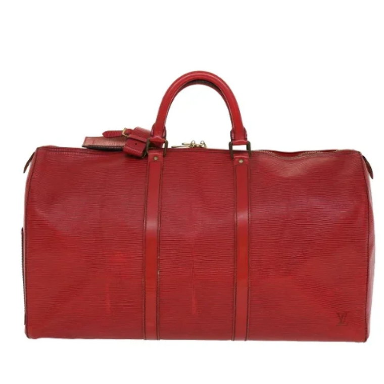 Pre-owned Leather travel-bags Louis Vuitton Vintage