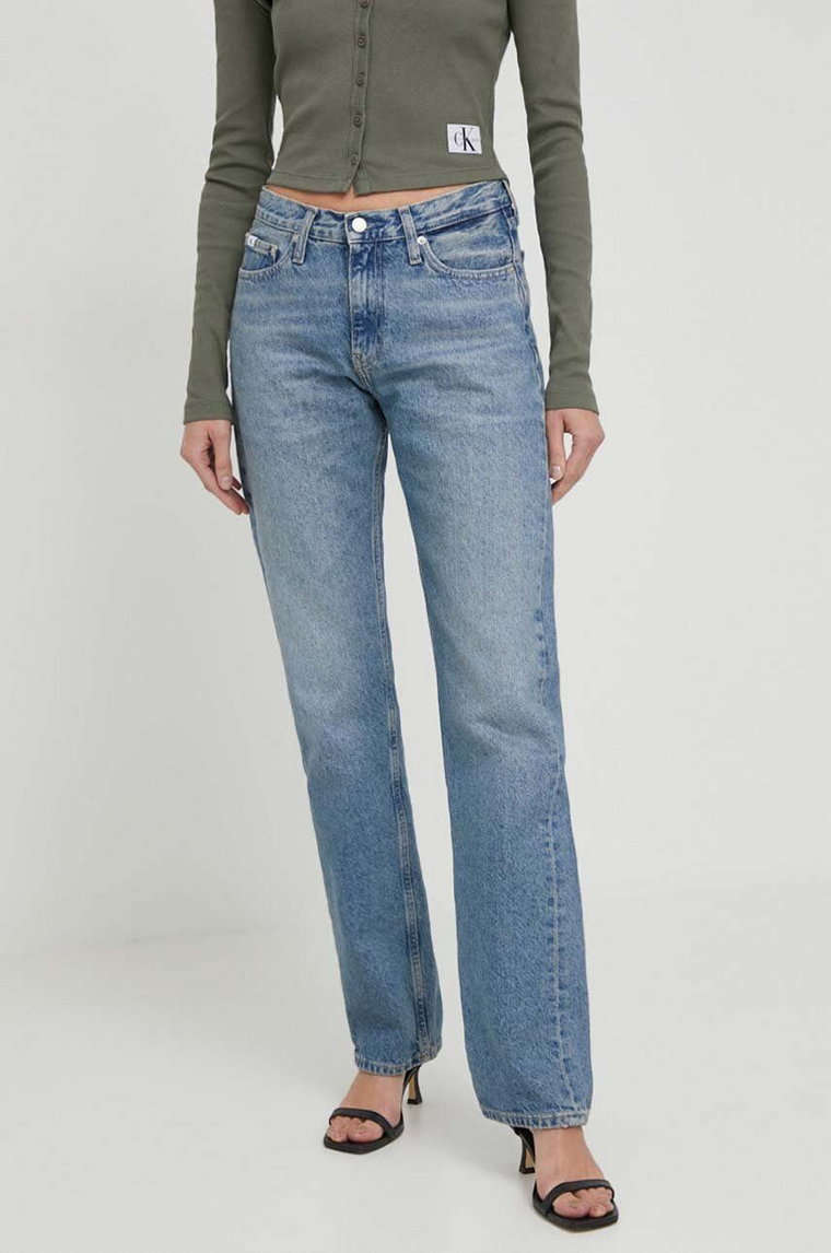 Calvin Klein Jeans jeansy damskie high waist