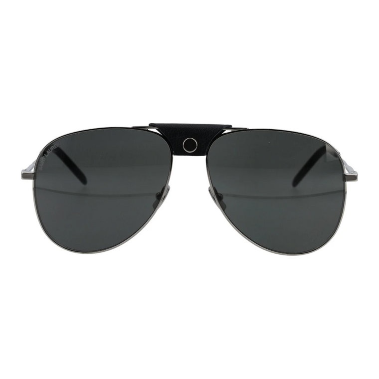 Srebrne Czarne Szare Okulary przeciwsłoneczne Aw22 Saint Laurent