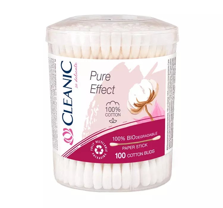 CLEANIC PURE EFFECT PATYCZKI HIGIENICZNE 100 SZTUK