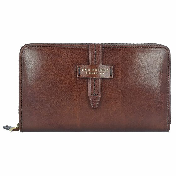 The Bridge Florentin Wallet Leather 18 cm brown gold