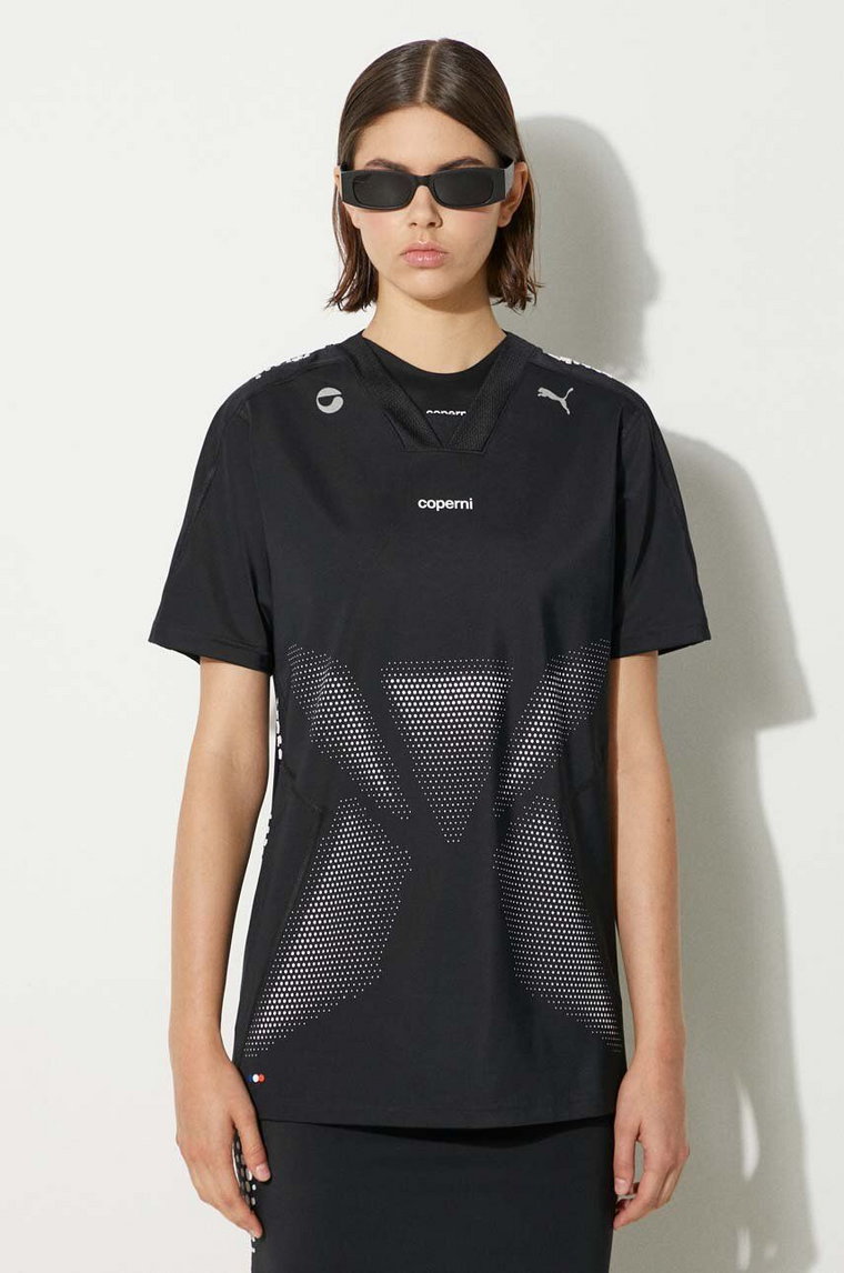 Coperni t-shirt PUMA x COPERNI Football Jersey damski kolor czarny 62798201