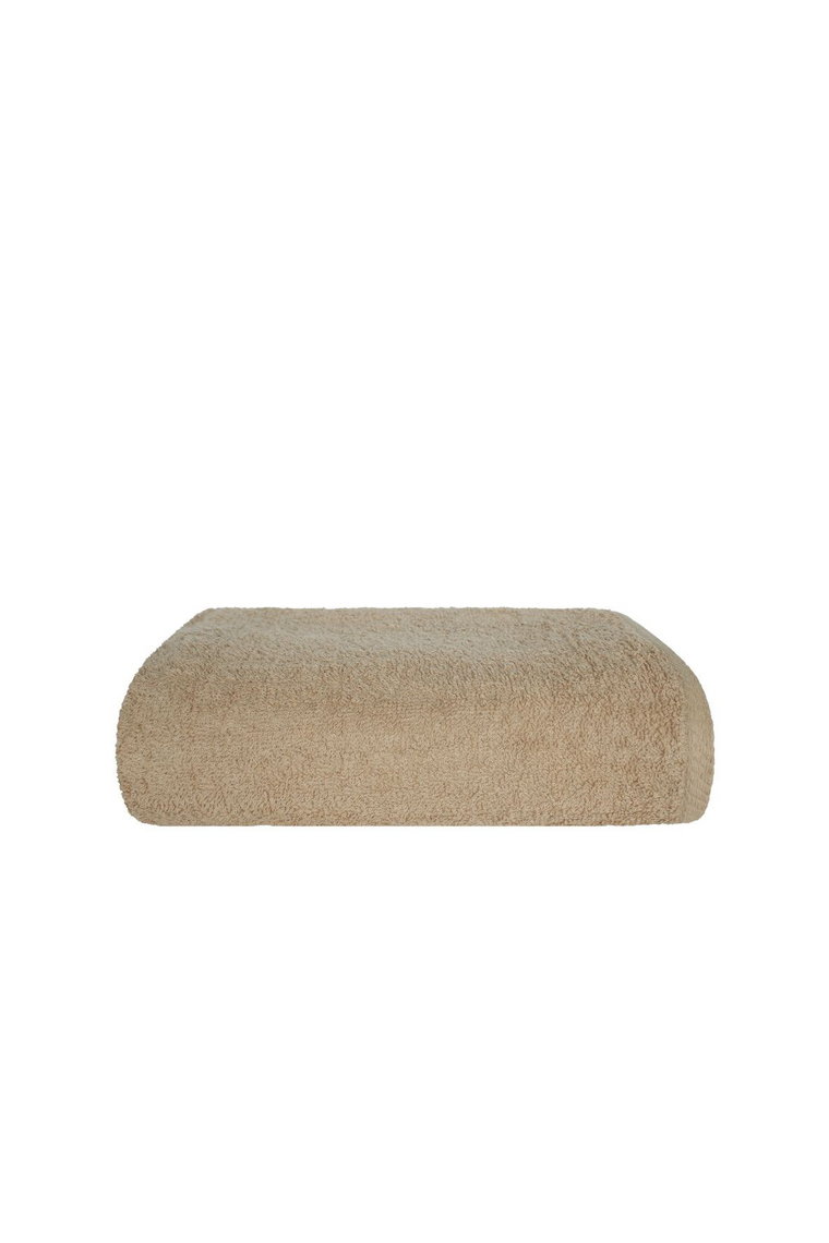 Bawełniany ręcznik frotte Ocelot beżowy - 70x140 cm