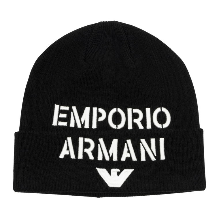 Czapka bez daszka Emporio Armani