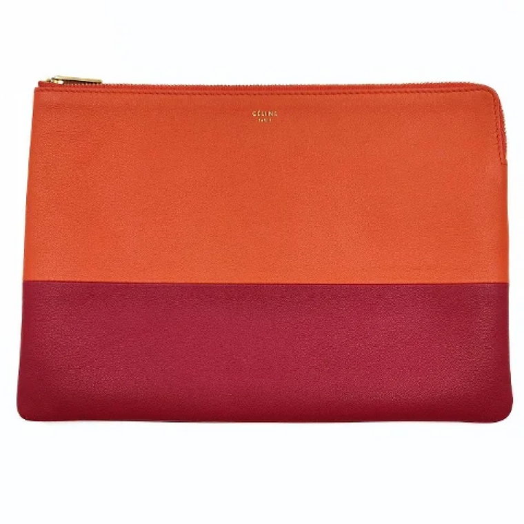 Pre-owned Leather clutches Celine Vintage