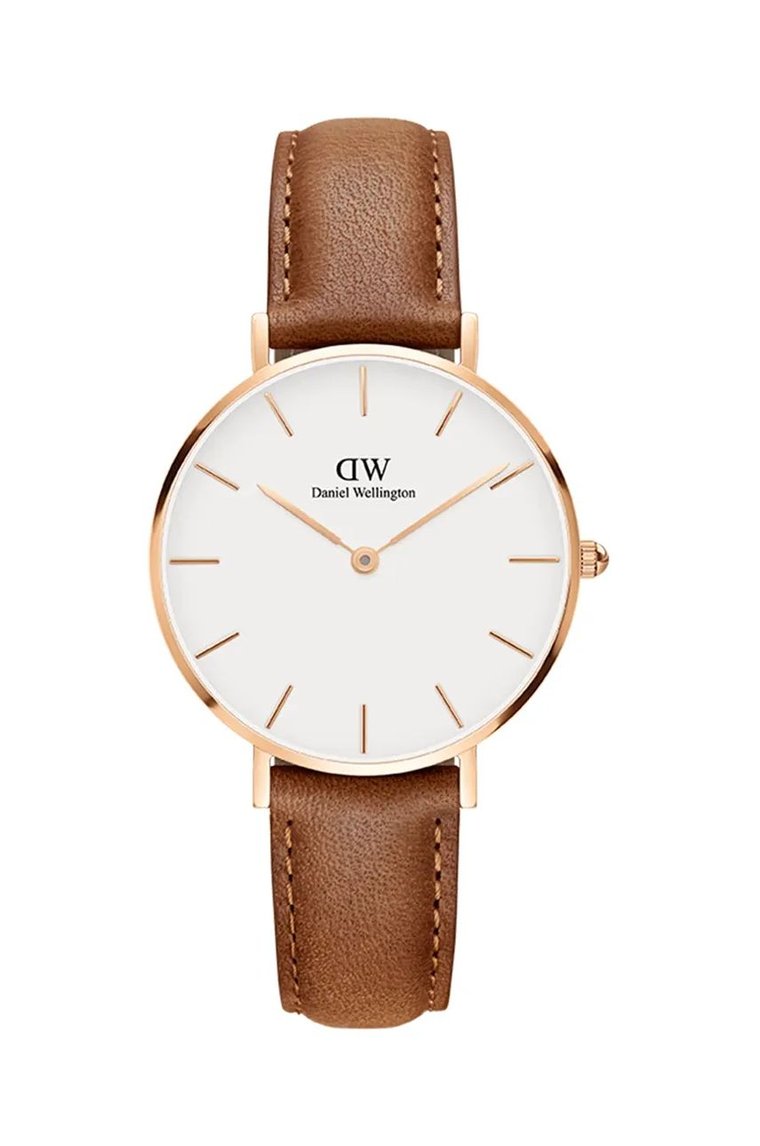 Daniel Wellington zegarek damski kolor brązowy DW00100172