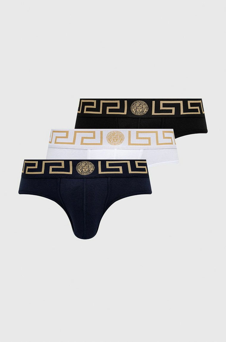 Versace Slipy (3-pack) męskie kolor czarny AU10327 A232741