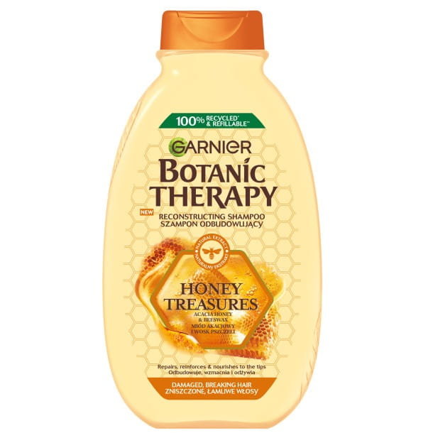 Garnier Botanic Therapy Miód &amp; Propolis odżywczy szampon do włosów bardzo zniszczonych z rozdwojonymi końcówkami 400ml
