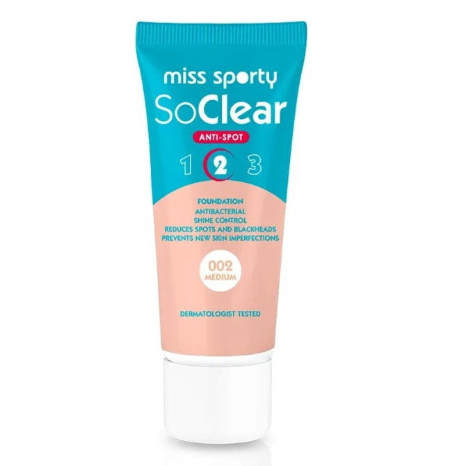 Miss Sporty So Clear Anti-Spot 2 podkład maskujący niedoskonałości 002 Medium 30ml