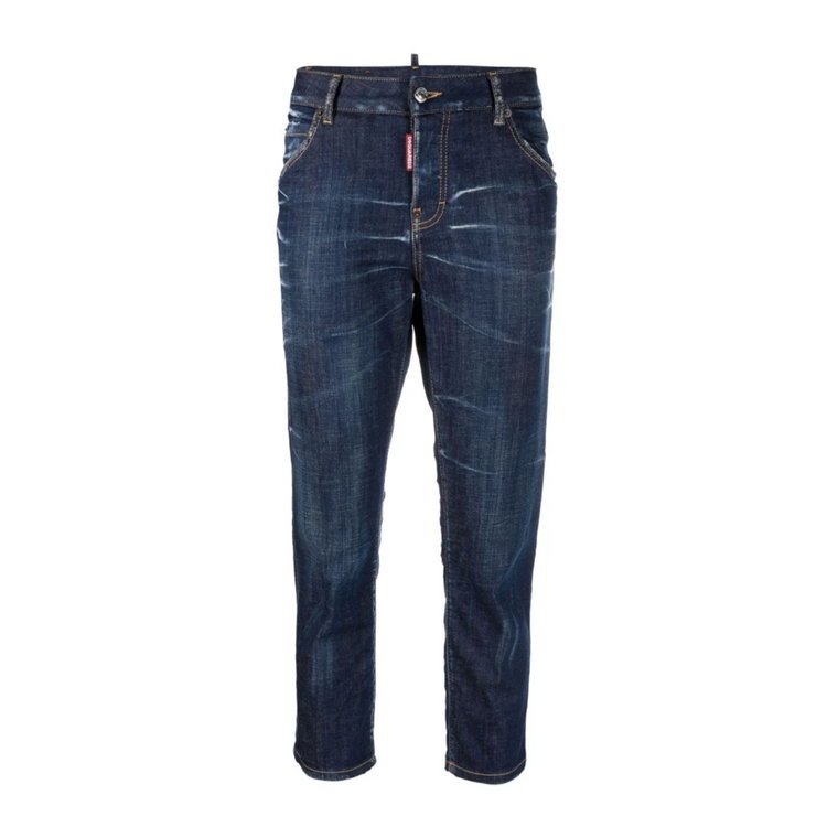 Rockstar Low-Rise Cropped Jeans Dsquared2