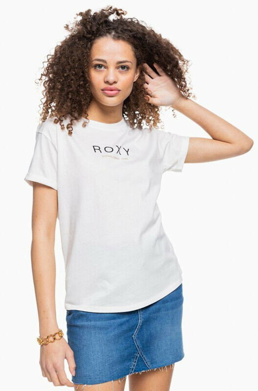 Roxy EPIC AF WORD SNOW WHITE t-shirt damski - S
