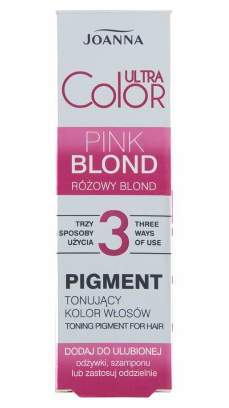 Joanna Ultra Color Pigment Tonujący Różowy Blond 100 ml
