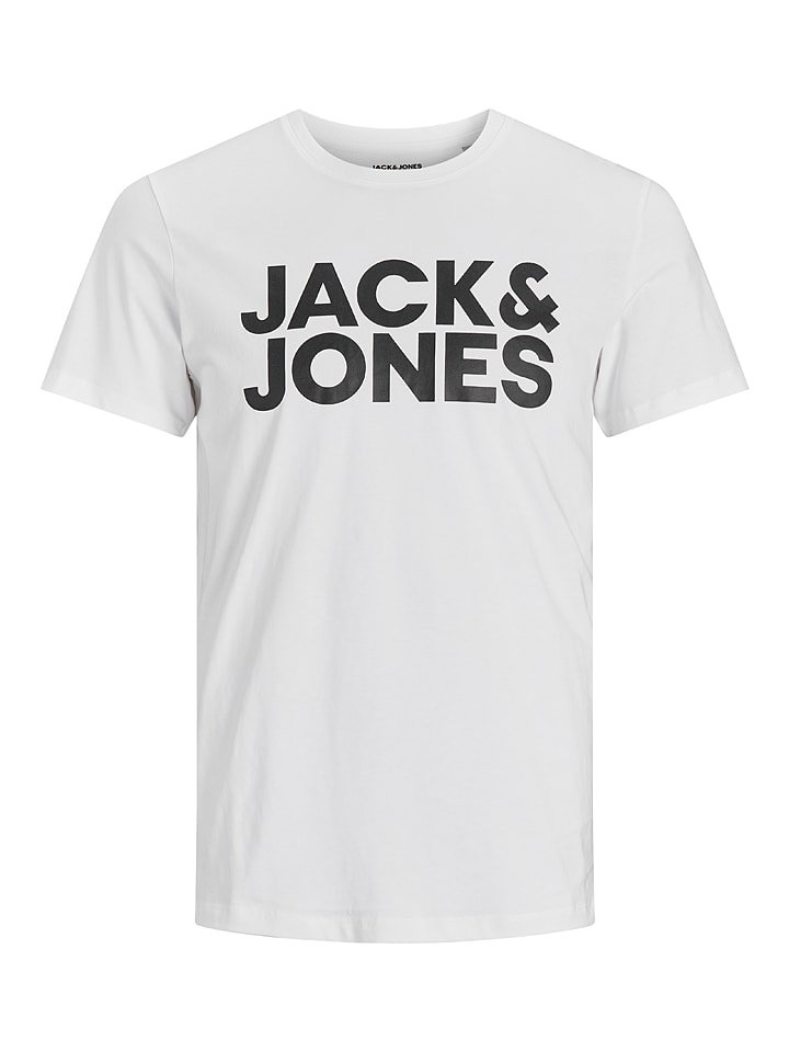 Jack & Jones Koszulka "Corp" w kolorze białym