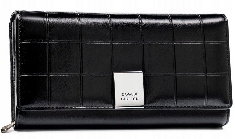 Klasyczny portfel damski ze skóry naturalnej i ekologicznej - 4U Cavaldi
