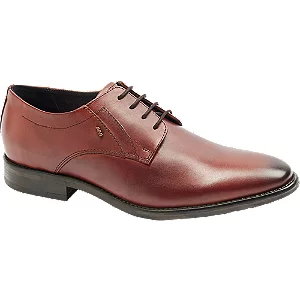 AM Shoe Brązowe skórzane eleganckie buty męskie - Męskie - Kolor: Beżowe - Rozmiar: 40