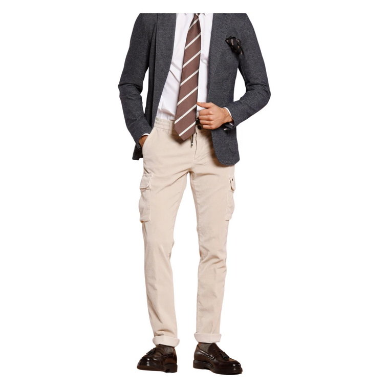 Welurowe Spodnie Cargo Extra Slim Fit Mason's