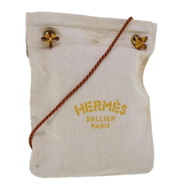 Pre-owned Canvas crossbody-bags Hermès Vintage