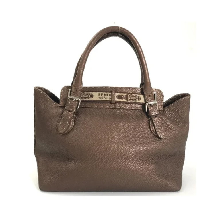 Pre-owned Leather handbags Fendi Vintage