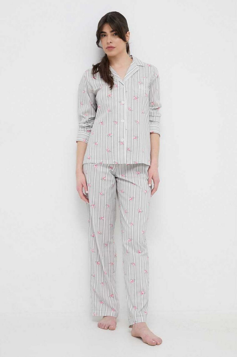 Lauren Ralph Lauren piżama damska kolor beżowy ILN92304