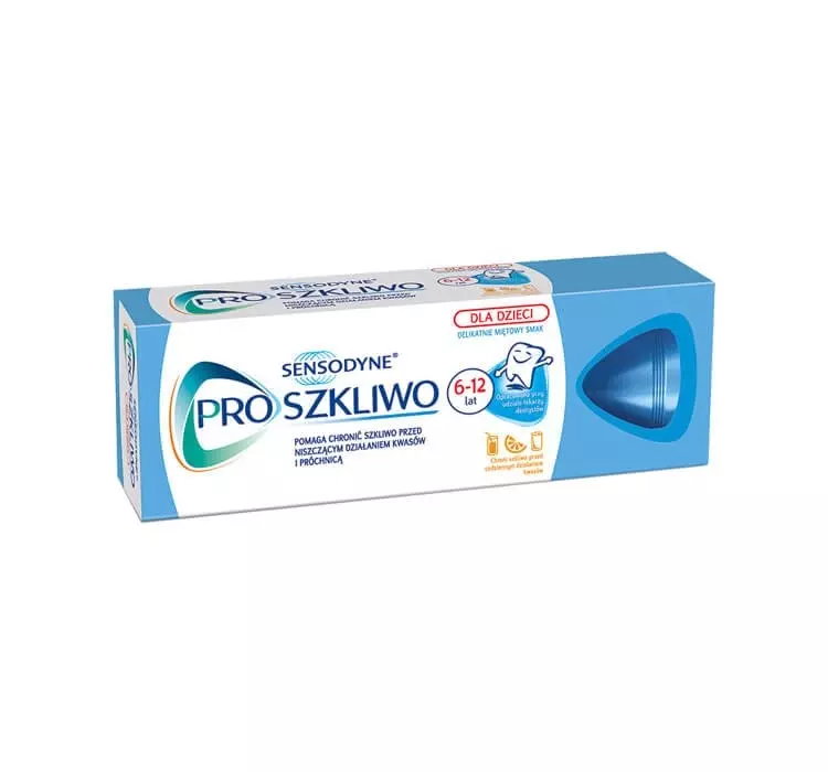 SENSODYNE PROSZKLIWO DLA DZIECI 6-12 LAT PASTA DO ZĘBÓW NADWRAŻLIWYCH 50 ML