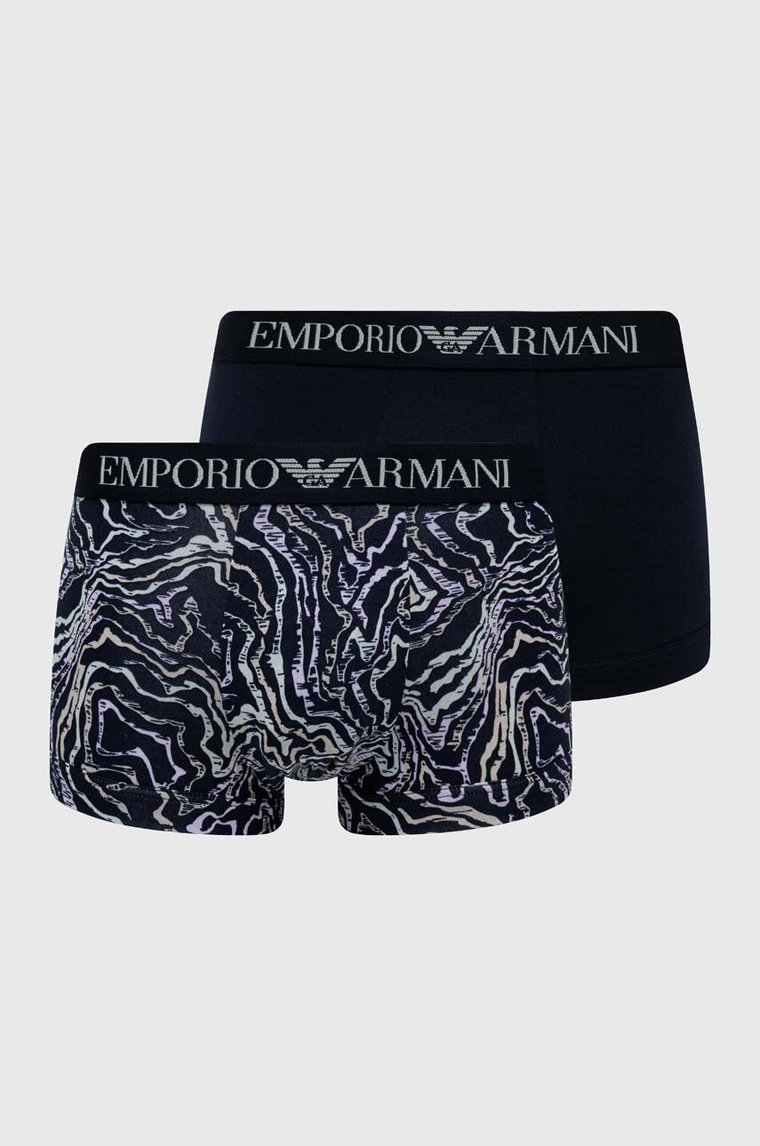 Emporio Armani Underwear bokserki 2-pack męskie kolor granatowy