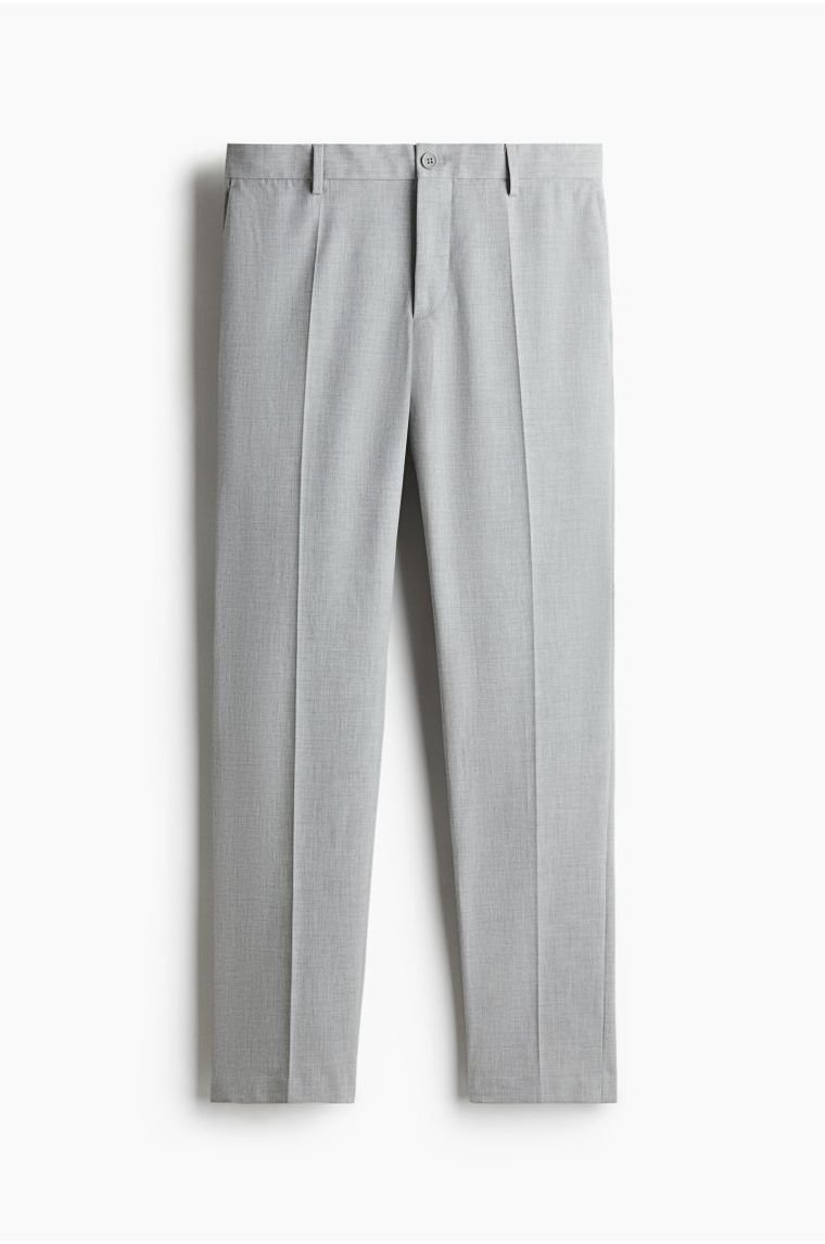 H & M - Eleganckie spodnie Slim Fit - Szary