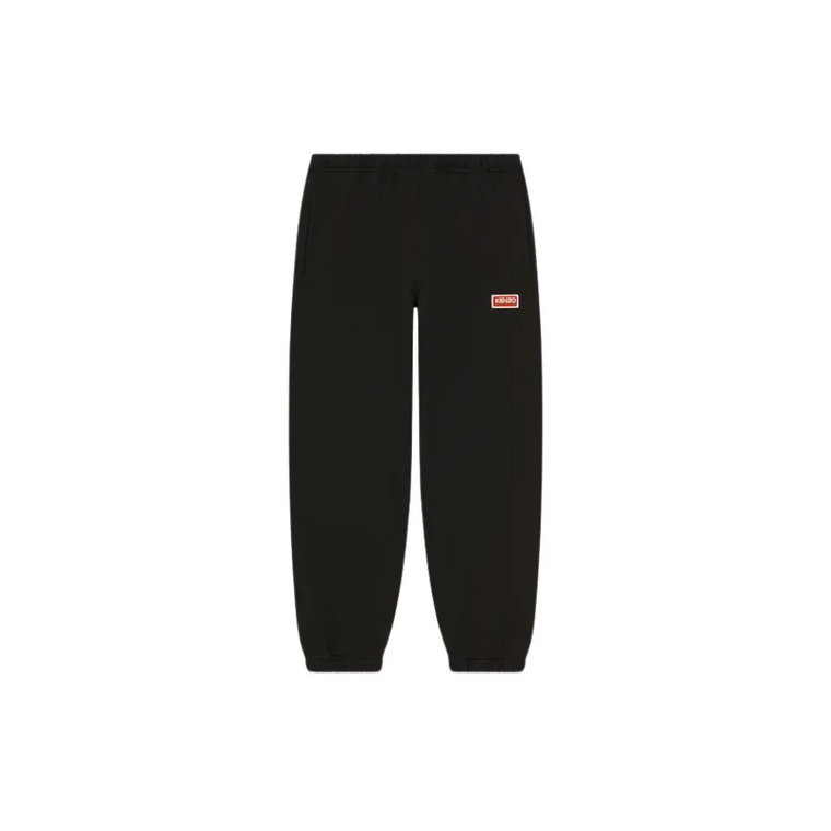 Stylowe czarne spodnie do biegania Kenzo