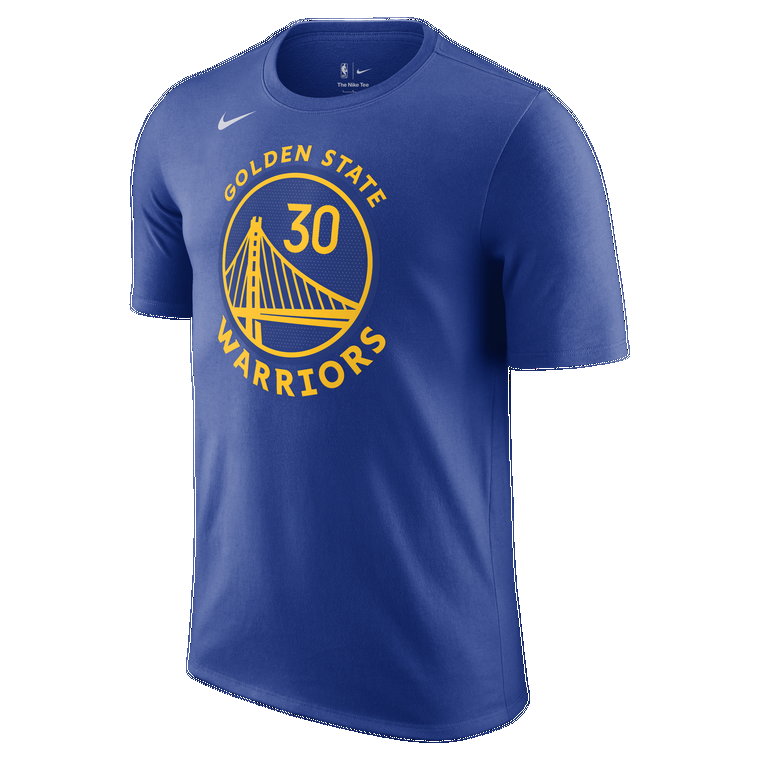 T-shirt męski NBA Nike Golden State Warriors - Niebieski