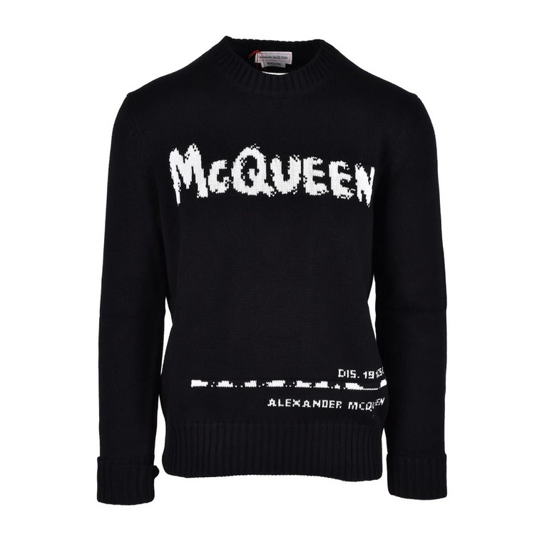 Sweter z okrągłym dekoltem Alexander McQueen