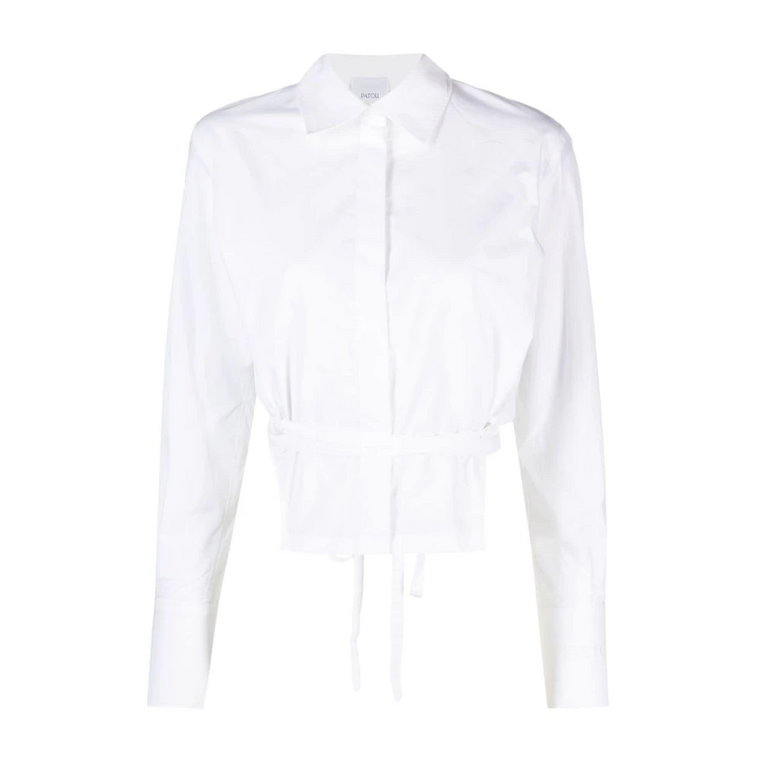 Białe bluzy damskie Aw23 Patou