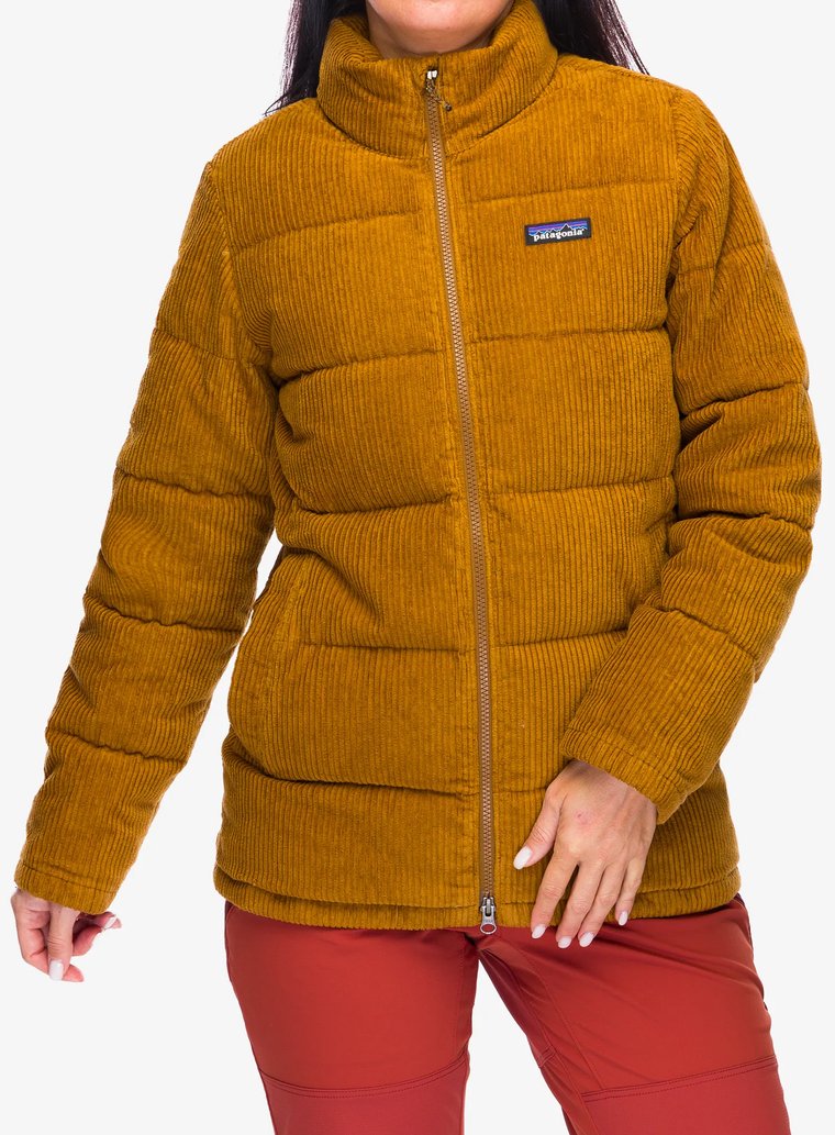 Kurtka puchowa damska Patagonia Cord Fjord Coat - shelter brown