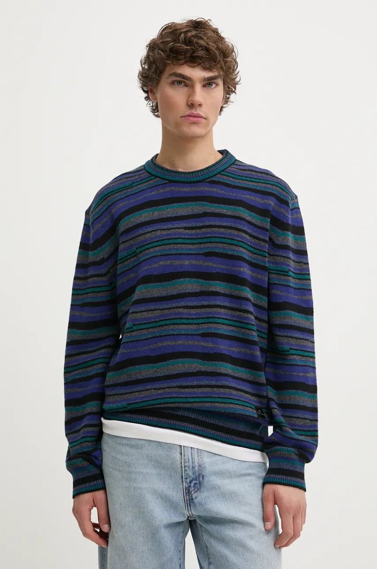 PS Paul Smith sweter męski kolor granatowy  M2R.967Y.N22233