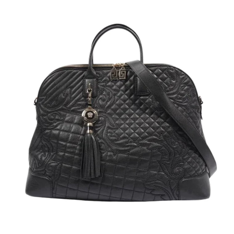 Pre-owned Leather handbags Versace Pre-owned