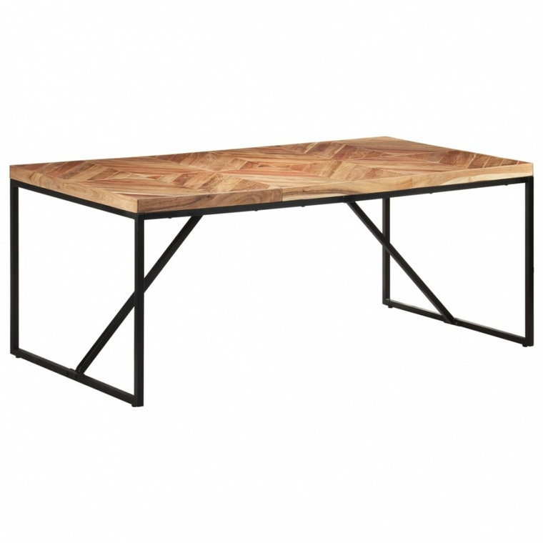 Stół jadalniany, 180 x 90 x 76 cm, lite drewno akacjowe i mango kod: V-323552